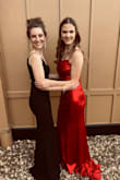 I adore this dress! Initially such as past dresses I have ordered from Lulus, I was a little bummed when I first received the dress. I just felt like it wasn't what I was wanting, and not lining up with the picture. That being said, as always once I put it on (especially on my special night) it was so classy and fit my prom theme casino royal very very well. Won't lie, it was a bit snug but nothing I would worry about. I did have to take the straps in but I'm smaller chested so that was a bit expected. I am 5'5", and even with 3" heels it was still pretty long. I didn't have time to hem it, but if you are around my hight or shorter, I would recommend it. - Laci H.