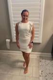 This dress is perfect for my bridal shower! It is a perfect length and not see through at all. I am so happy with the way it turned out. - Sarah P.