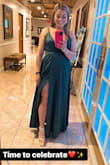 I loved the dress, the color, the fabric and the design. The bad thing was that on the day of the event the strap on my right shoulder burst for no reason but it was a beautiful dress - Valeria C.