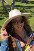 I love this hat. Thought it was too big at first try on but then was able to easily adjust it with the string tie. It goes great with all 3 new rompers I just ordered from Lulus! Perfect neutral color. - Rhea D.