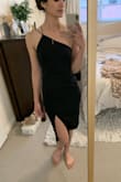 Of all the Lulus dresses I tried on while hunting for something to wear to a wedding, this one came the closest to fitting right. I'm typically an extra small or small through chest/torso and waist, small through hips and butt. This is the only XS that came close to fitting like an XS! In the end, I wasn't in love with the way it looked overall so I think I'll be returning. - Alexandra H.