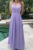 This dress is gorgeous!! I will say, the bust area is meant for more busty babes. I'm a 32B but I wore a push-up bra that adds 2 cup sizes and it made the dress fit perfectly. It's a gorgeous color, has a nice leg split and the corset style in the back makes it adjustable which is nice. It's also pretty long (I'm 5'8 and wore 6 inch heels) and it worked out! - Skylar M.