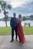 This dress fit perfectly in all the right areas & made me feel like such a princess. I wore it to a wedding that I didn't expect to be outside but even so, the dress looked amazing & it wasn't too hot or heavy. Also, the chest part of the dress was good & nothing came out even while dancing! - Allison C.