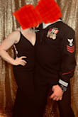I bought 2 dresses for a military ball and bought size M and L of both styles I was considering. I can fit Lulus M or L depending on style. The other dress fit perfectly as a M but this one I ended up sizing up to a L because the straps looked too tight on my back and shoulders. The L fit great!!!! - I chose 'true to size' because I think most ladies would fit a M okay - I have a broad back and shoulders which is usually why I size up. I wore some spandex shorts on the bottom and sticky boobs with boob tape on top. If I had a bigger bust I couldn't gone bra-less. I didn't need any alternations on length. Very comfortable and would absolutely recommend! - Kirsten C.