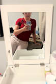 Fits perfectly! I would recommend a long sleeve on red or burgundy to add on the color options. - Josefina E.