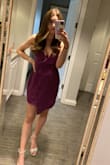 Bought this for a wedding and absolutely loved it! It's super flattering and such a pretty color. - Carly E.