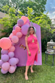Loved the dress! Received so many compliments.. but had to secure the top of the dress with pins so my breast area wouldn't go open.
Other than beautiful dresses! - Bonnie Y.