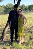 I am 6 months postpartum and was looking for a roomy yet daring dress to wear to an outdoor wedding. I ordered a small because I'm so short and tend to swim in longer dresses, and this dress was very roomy for me! The thigh split is everything and I got so many compliments on the color. This checked all the boxes! - Mackenzie P.