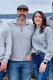Comfy sweater can be dressed up or more casual. I ordered the grey. It does run a little large. - Vanessa K.