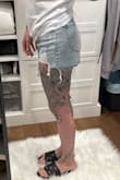 I loved how these looked from the front but when I turned sideways it made my butt look like an extension of my back. Not that I'm well endowed in that region by any means but I definitely don't need my clothes making it look worse! Haha. Couldn't return cause it was final sale so I'll have to wear it with a kimono or something come summertime.  If you got some plump in your dumpty dump (unlike me) you should be fine ordering your true size. - Krystal C.