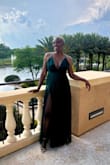 The dress was beautiful but more importantly fun. Got lots of compliments. It was very comfortable. Only challenge was that the dress was a little long when I took off the heels. But it was an amazing dress experience! - Tonja K.