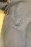 The fabric on the side/bust where the sleeve rubs against the shirt became pilled moments after I began wearing it. It was final sale so I can't return it. I won't wear again because of that. - Katherine C.