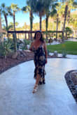 This dress was so fun for a beach wedding in Mexico! So flirty busy classy! - Megan W.
