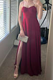 I really loved the dress, the fit and color are gorgeous. I've ordered xs and it's true to size, however there was something not right with the zipper in the back- it would make a weird wave. Since I've ordered 2 dresses, I've kept another one and sent this one back. If the zipper wasn't the issue, I'd have kept both. - Barbara A.