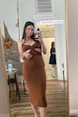 This dress is so soft and comfy! I felt so sexy and beautiful in it on vacation. Will definitely break it out more this summer despite it being more of a sweater material. - Rachel H.