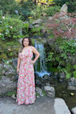 Light, pretty fabric. Beautiful cherry blossom colors. - Angelica P.
