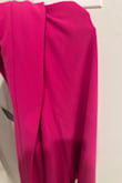 I was extremely disappointed when this dress came in and it was not the color shown. It is more of a darker pink like magenta. The picture is obviously altered. - Lauren S.