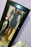 The material is thick and stretchy! I usually get xs but they were out, so I ordered a s and it was perfect! I feel the xs would have been too tight! - Emma B.