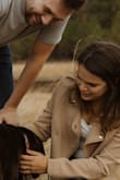 I am OBSESSED with this jacket. It is such a great quality, and feels sooo soft and comfortable. I bought it as part of my engagement photo shoot and am so glad I did! I've worn it occasionally for going out nights, or even just to work as a light jacket. Would totally buy again! - Angela C.
