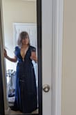 I was a little worried that the dress would not look anything like it did on the website but it's true to its pictures. Good quality material. Very flattering. I love it.  More cleavage than I expected but nothing some boob tape and double sided tape can't handle. - Esther S.