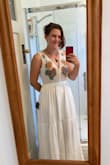I bought it for my wedding dress! I absolutely love it, the fabric has a nice weight to it and the embroidery is done really well. I got a medium and it's a little bit big but I've got 8 months before my wedding so I might just let it be roomy and comfortable - KRISTIN K.