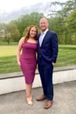 I love this dress! It is definitely form fitting but I think it fits true to size. It's a nice material with a strong zipper. The straps are adjustable. - Emily B.