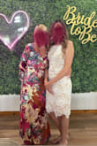 I'm between an XS and a Small in Lulus dresses. Based on reviews I got a small and it fits well. A little big on top but I didn't want it to be to short in the arms or tight along the shoulders. I wore a lace bralette and biker shorts underneath as it does seem like it wants to open at random times. The larger size allows for a more flowy sleeve look. I saw a lot of reviews for a fall look but this worked perfectly for a Spring bridal shower and got tons of compliments. I did wear wedged sandals to add to height. It's a versatile dress that I plan to wear for other occasions. It is a light fabric and can be see-through in certain light thus the shorts. This can be worn with leggings and boots with a jacket for cooler weather as well. - Faith P.