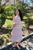 This was the perfect Easter dress, so comfortable. I did have to exchange it for a larger size so if you're in between sizes I suggest sizing up. Hoping to wear this again soon! - Chloe G.