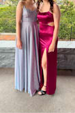 I got this for a fraternity/sorority gala and it was perfect! It fit really well in all the right places and was definitely long enough which is an issue i usually run into since I'm tall. I loved it! - Grace D.