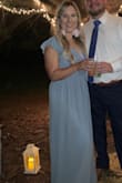 Very comfortable and flattering dress! I had to get it cut due to my height, so for the girls that are shorter keep that in mind. Overall loved this dress!! - Monica W.