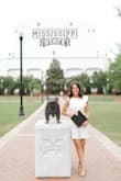 So form fitting and flattering!! Wearing this for graduation too. Runs true to size and is super comfy! Shoes are also lulus! - Isabella B.