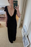 Lovely dress. I generally wear XS / S. The XS was a good length and fit for me, except that it was a bit tight across the chest so it pulled open a little too wide to wear without nip slip danger. S would probably have worked but was sold out in green / navy - Tamsyn H.