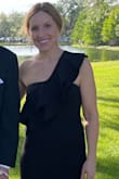 I wore this to a black tie wedding and it was extremely comfortable and flattering. Fit was true to size. - Carolyn T.