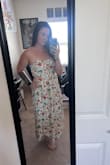 I've been eying this dress for at least 2 years and I finally pulled the trigger and got it. I'm using this in my engagement photo shoot and I'm so excited. It's lightweight but not see-through. So pretty and comfortable. I'm not a huge fan of the sleeves so I'm going to tuck them into the dress and it still looks great either way. Really flowy which was perfect for a beach/park engagement shoot. - Felicia K.