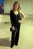 Absolutely loved this jumpsuit! It was perfect for my event! The jumpsuit has a double layer, thicker material than expected. Again perfect as the evening was cooler out! Would highly recommend this for a formal event. - Bridgett B.