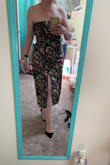 This dress caught my eye and I couldn't stop thinking about it until I put it in my cart and hit "checkout!" I'm soooo glad I did. It's unique and very sophisticated. The fabric is silky and feels/looks high quality. The fabric has absolutely zero stretch, so size up if you're in between sizes. I ordered a M and L before ultimately deciding on the large because it was most comfortable to not only stand but also sit down while wearing. - Sarah M.