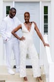 I purchased the enamored Lace jumpsuit for my engagement pictures. This was my first purchase from LuLu's. I was slightly nervous yet hopeful. The jumpsuit arrived in 5 days. When I saw it, I smiled from the inside out. I said aloud, " This is it"!  
LuLu's nailed it on the first try. The jumpsuit is the perfect balance between femininity, sensuality, and empowerment. It really is beautiful, and quality made. Order it, you'll love it too. No alterations were needed. - LaShone W.