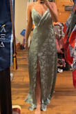 Fits perfectly! Love this dress! wearing it for my best friends wedding in Sept !! - Kambrie B.