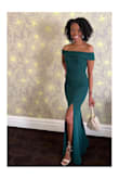 The perfect dress for an evening wedding. Fits true to size and was long enough with heels. The only (minor) issue was that the fabric is really hard to steam the wrinkles out but other than that, it was great! - Amy H.