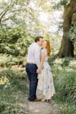 Bought for engagement pictures and it was perfect! Very classy and beautiful, and it fits perfectly. I ordered a size M I am typically a dress size 6. Yellow sandals from Target - Emily W.