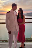 This dress fits true to size and is made of quality material! It is durable and so flattering. I love the fabric, color, and uniqueness. This is a simple and classy dress. I wore it to a Navy cocktail hour with my boyfriend. - Kassandra S.