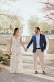LOVE this dress! I ordered this dress for my engagement photos, and I am obsessed! It is perfect for spring, and flows beautifully in the breeze. I am usually a size medium, but wore a size small in this. Would absolutely recommend! - Ally K.