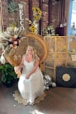 This dress was perfect for my bridal shower! I actually wore it two weekends in a row since I had two showers. I received plenty of compliments and was comfortable the whole time. I felt beautiful! - Carrie G.