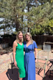 This dress is incredibly comfortable and minimizes the waist line with the wrap design. It is better worn with heels due to the long length, and is gorgeous with a slit up the side. - Kristen S.