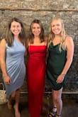 This dress is so fun. I got so many compliments when I wore it. The back gives that fun element without making the dress too revealing. It runs a little long so I had to have it hemmed. Otherwise the dress fit like a glove. - Emma V.