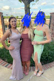 I loved this dress! I felt like a movie star! I was surprised at how faltering it was despite it being so fitting all through the tummy area. - Laura M.