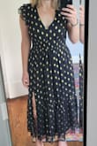 Fits true to size and is super comfortable. Wore to a rehearsel dress, but it's definitely dressy enough for an actual wedding too! - Meredith M.