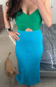 Perfect fitting and most comfortable dress. Saving this for Miami! - Kayla B.