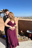 She loved this dress. Fit like a dream! She looked gorgeous in this dress. - Laura P.