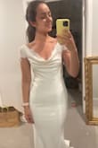 The dress is beautiful and of great quality! It is a bit large on my very small chest, but not a concern for me. I plan to use it as my reception dress for my upcoming wedding! - Teodora V.